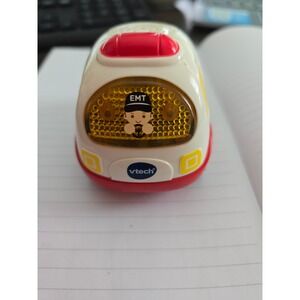 VTech Go Go Smart Wheels Ambulance White Red Light Up Toy Vehicle EMT 80-143000